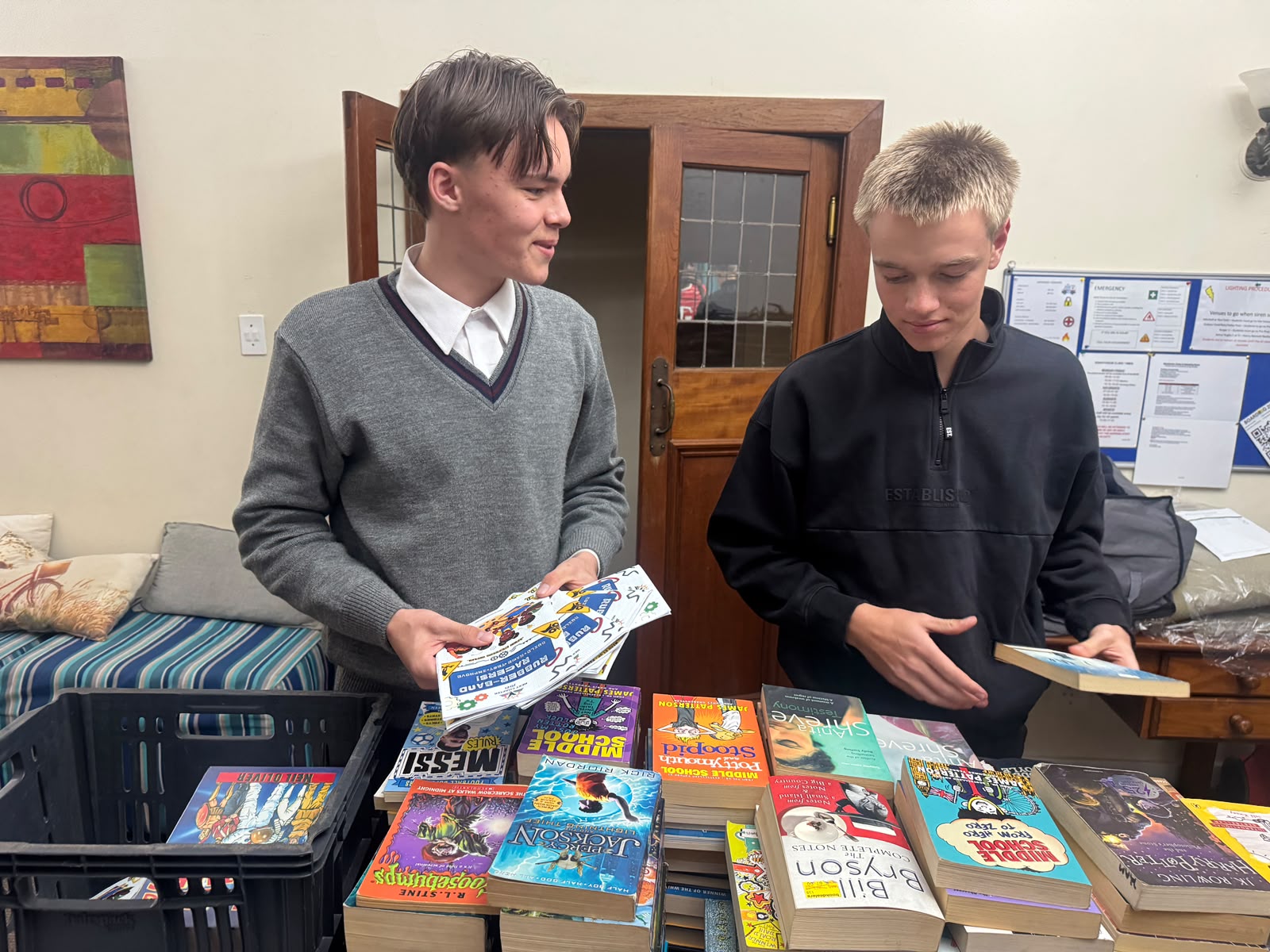 Books, STEM and student leadership connected in school